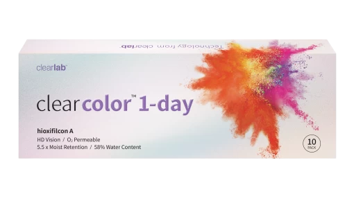 Clearcolor 1-Day -Pearle Opticiens clearcolor 1 day 10 front