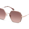 Ba&sh LISON ORBX54/17 -Pearle Opticiens original png 3662097397899 angle 03 ba and sh lison eyewear shny pnk gld brgndy brown